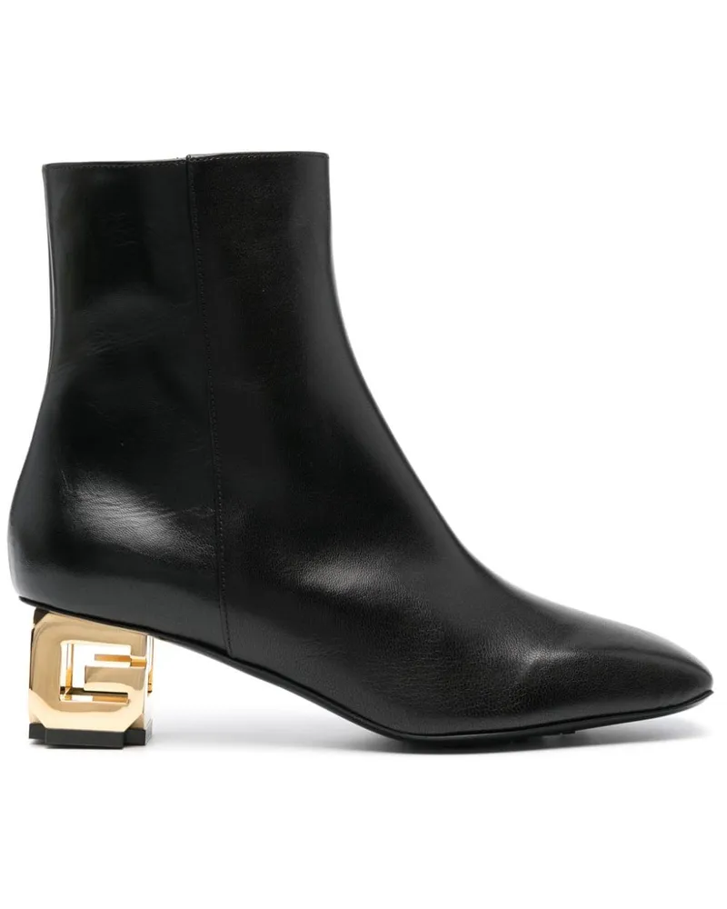 Givenchy Stiefel mit Logo-Schild 50mm - Schwarz Schwarz