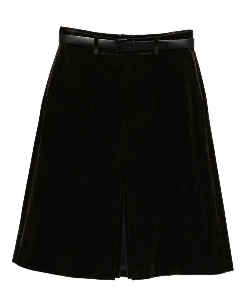 JUUN.J Cordrock mit Falten - Braun Braun