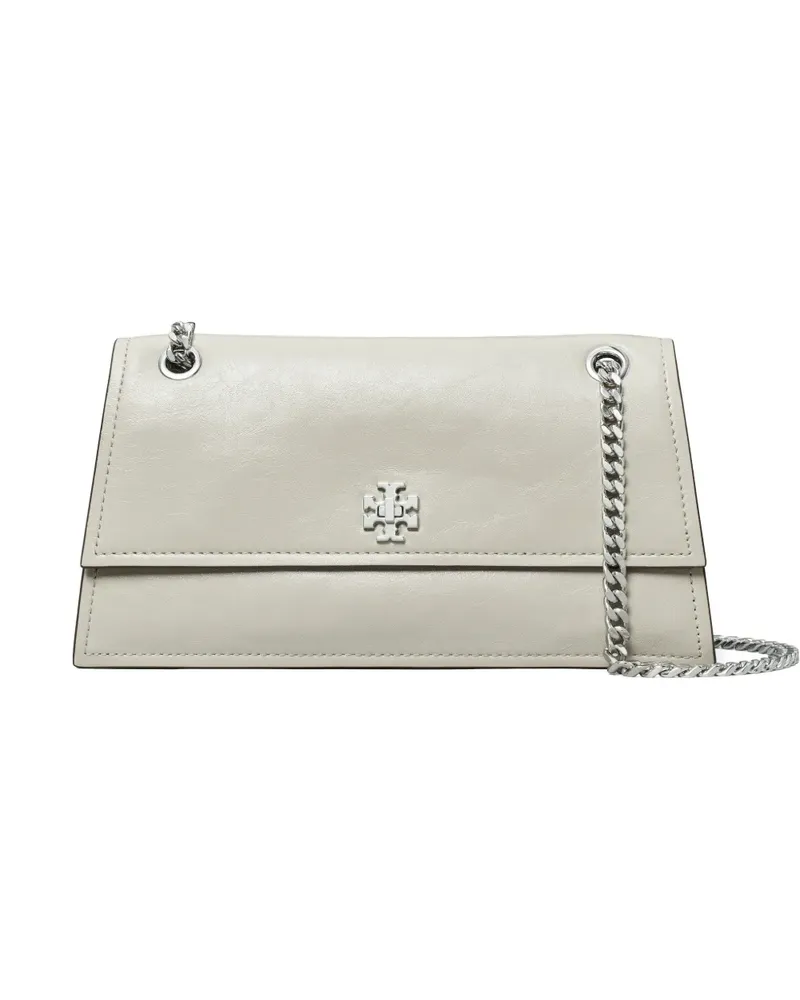 Tory Burch Mini Kira Schultertasche mit Drehverschluss - Grau Grau