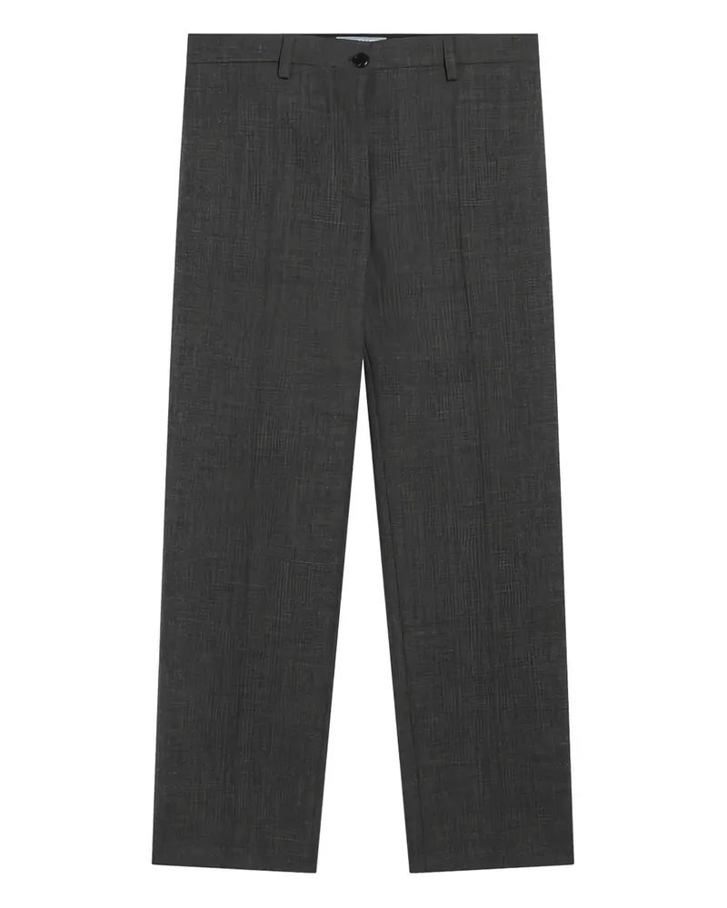 Prada pressed-crease trousers - Grau Grau