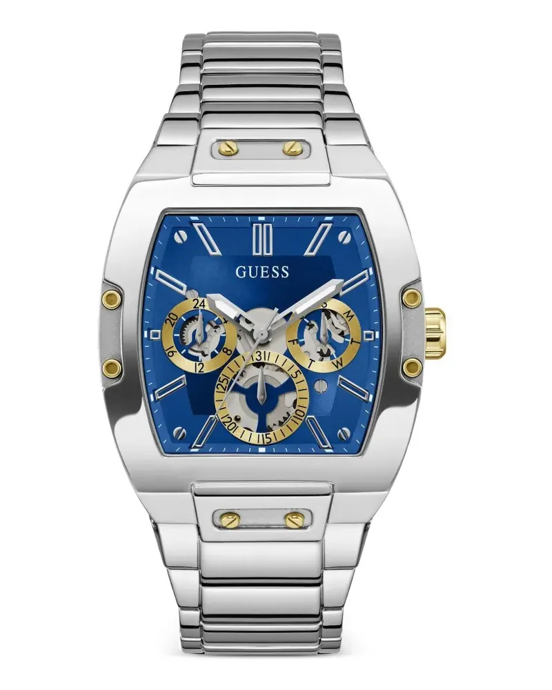 Guess Armbanduhr mit Logo-Detail 41.5mm - Blau Blau