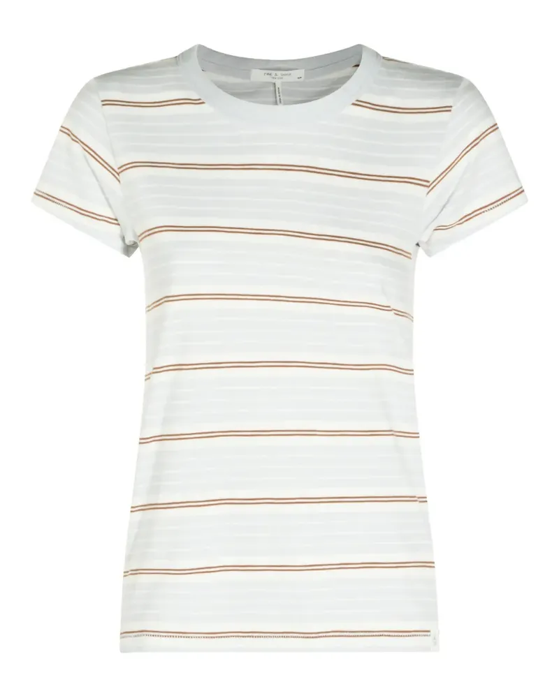 Rag & Bone horizontal-stripe T-shirt - Weiß Weiß