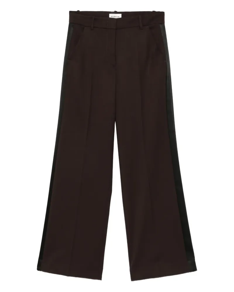 P.A.R.O.S.H. P.A.R.O H. Hose mit Streifen - Braun Braun