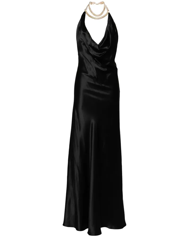 mason by michelle mason Neckholder-Abendkleid - Schwarz Schwarz