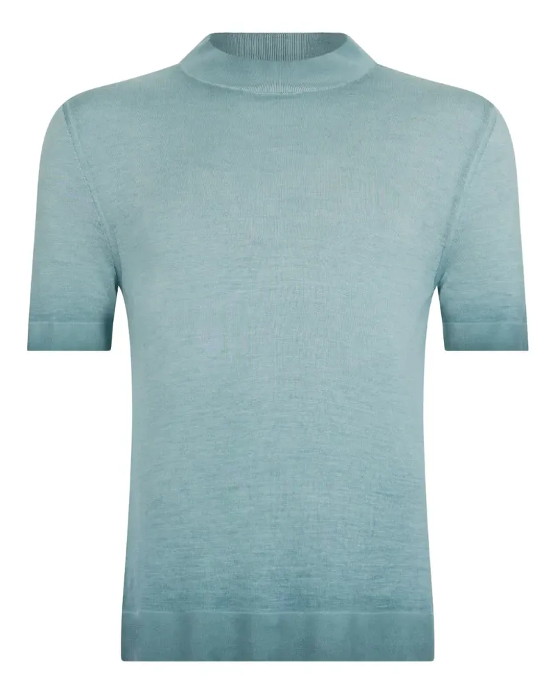 Malo high-neck sweater - Blau Blau