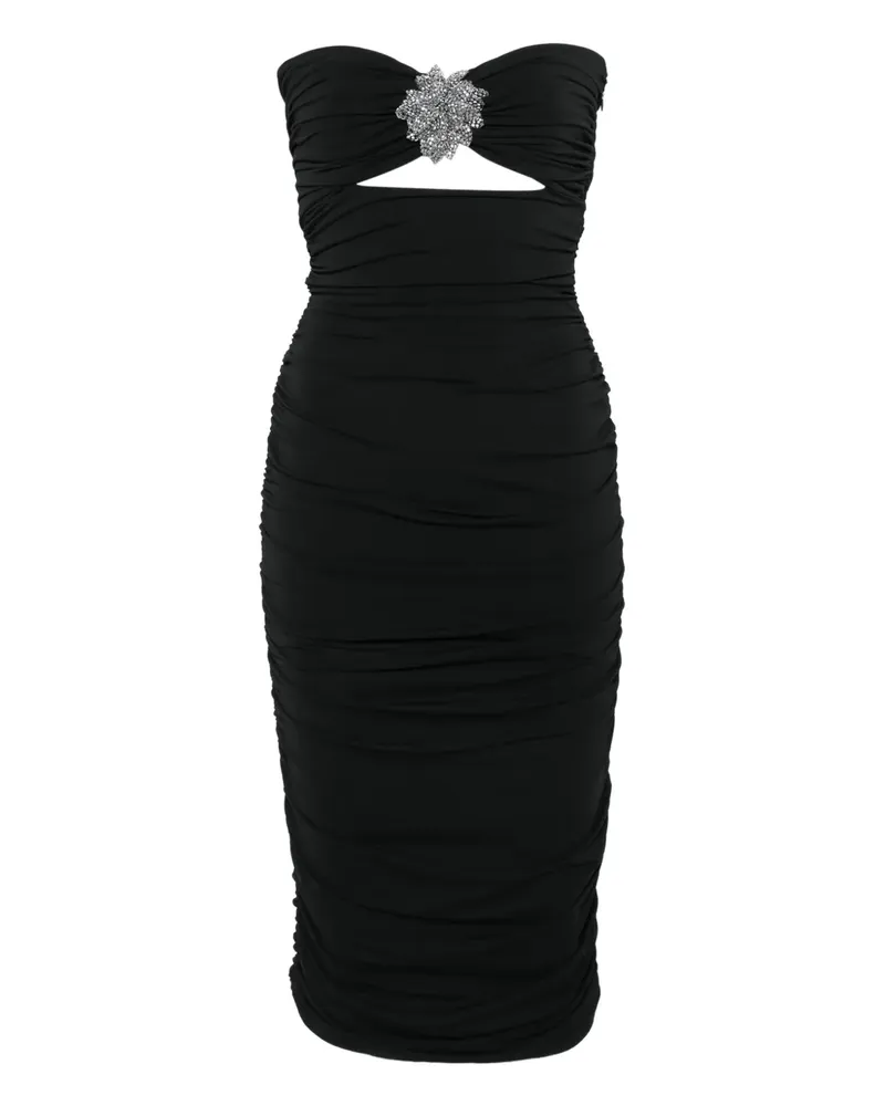 Amen Kleid mit Cut-outs - Schwarz Schwarz