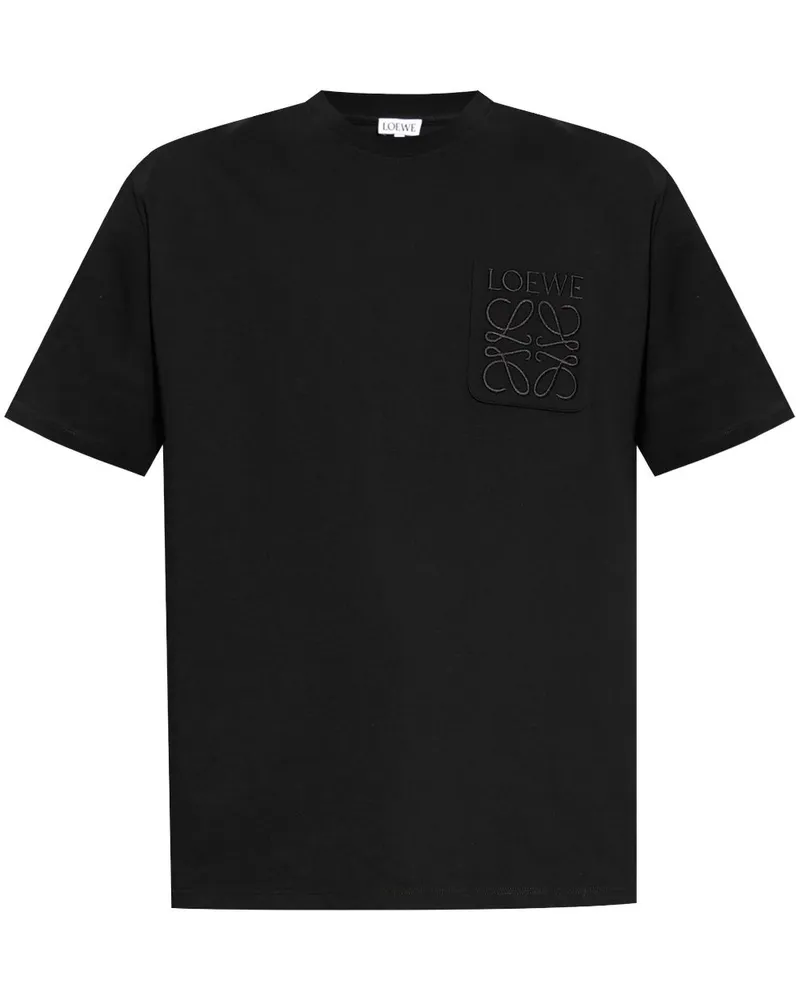 Loewe T-Shirt aus Baumwolle - Schwarz Schwarz