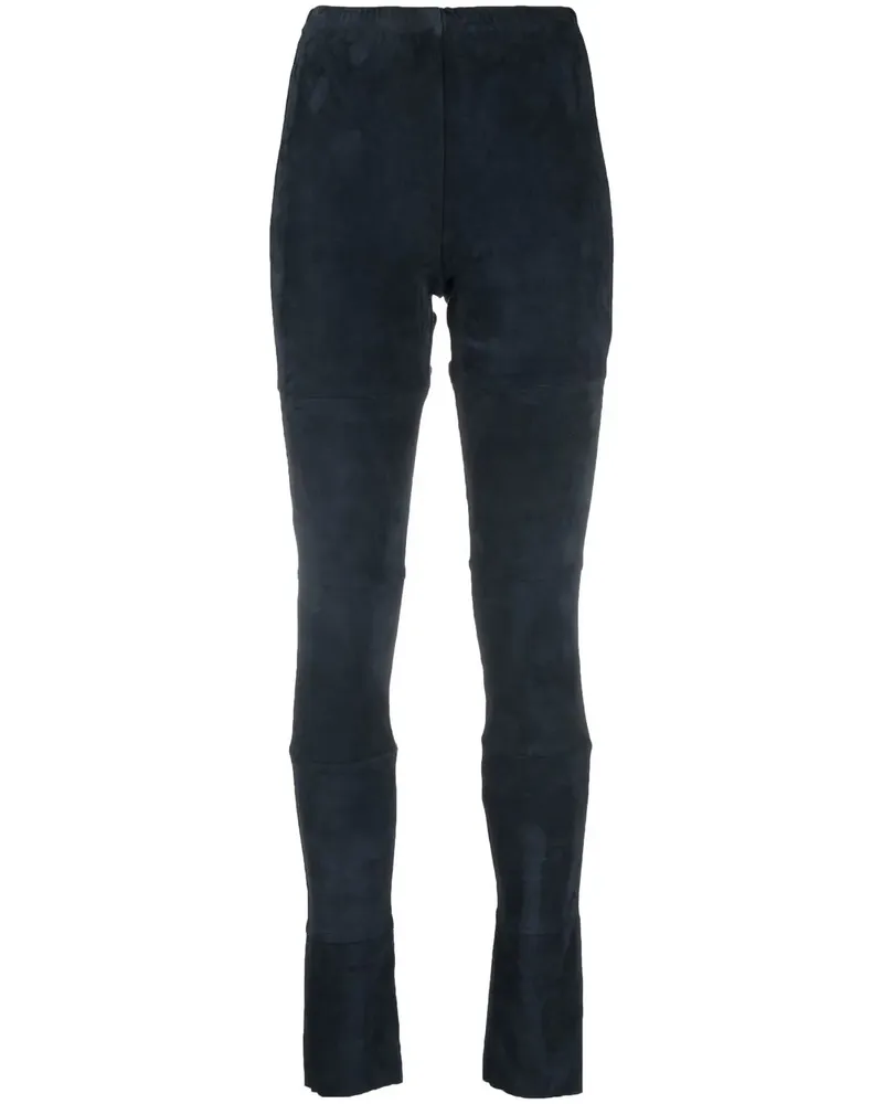 KristenseN Du Nord Leggings mit hohem Bund - Blau Blau