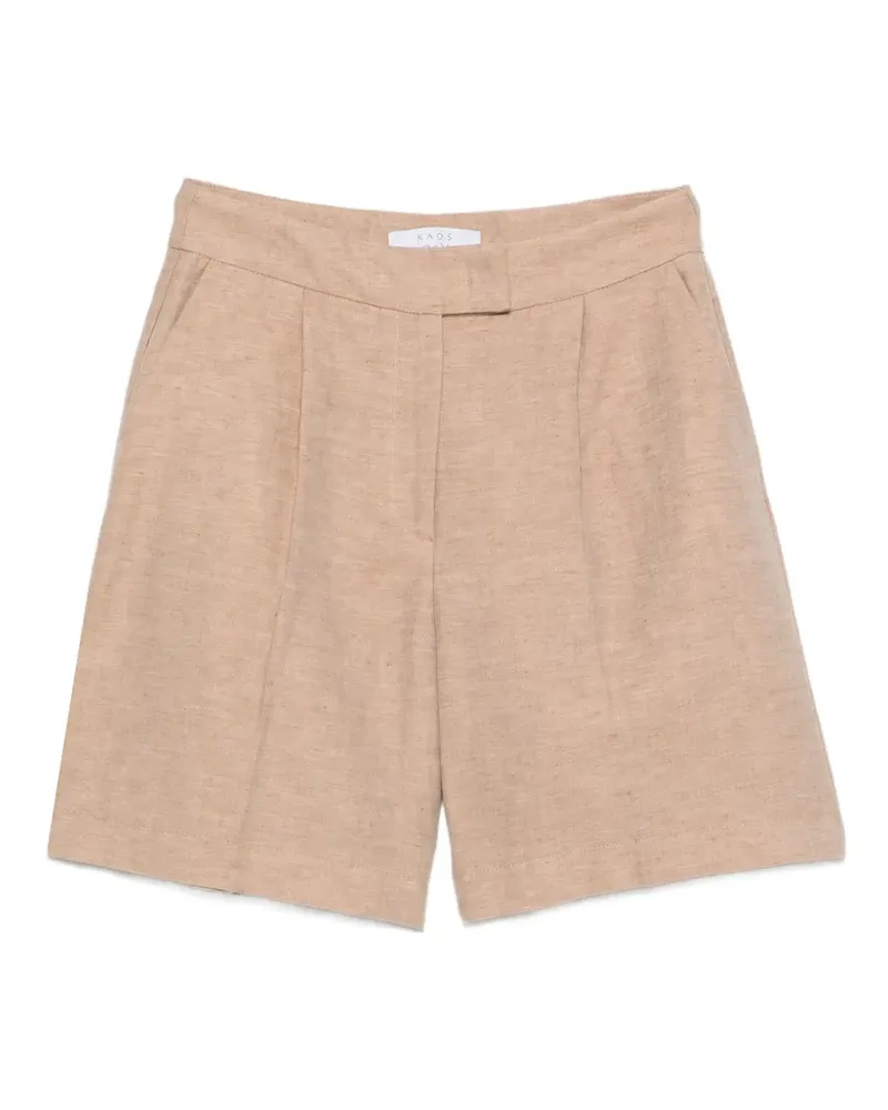 Kaos Shorts mit hohem Bund - Nude Nude