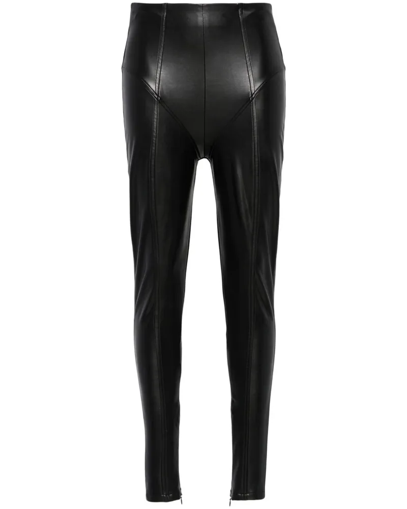Murmur Shape Leggings aus Faux-Leder - Schwarz Schwarz