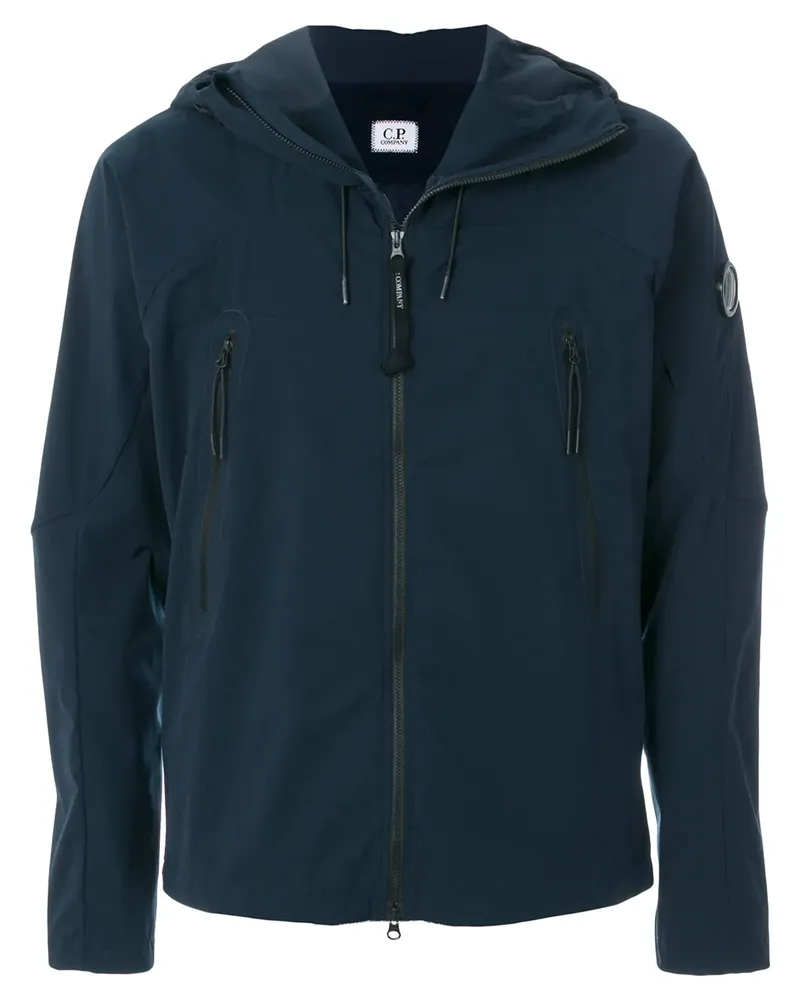C.P. Company Windbreaker mit Kapuze - Blau Blau