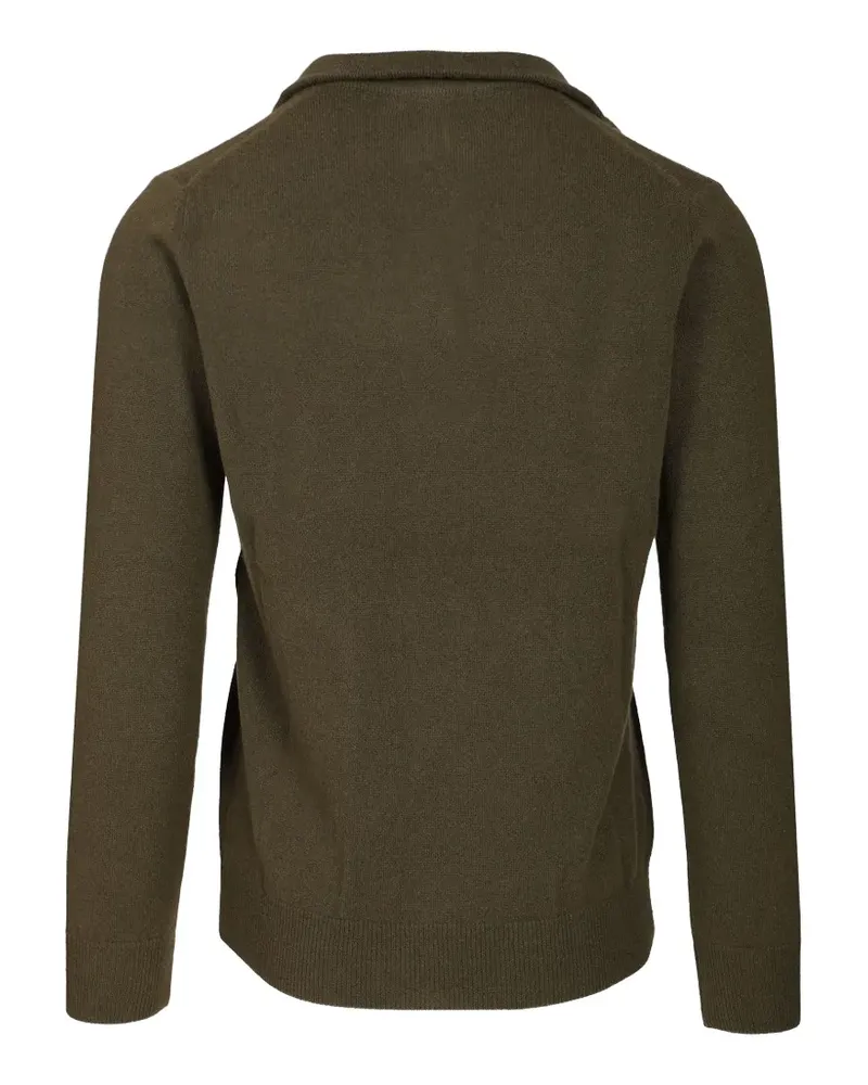 Al Duca D’Aosta 1902 zip-fastening sweater - Grün Grün