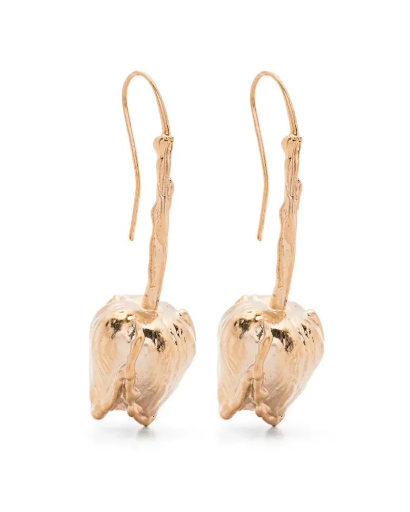 Marni Tulip Hängeohrringe - Gold Gold