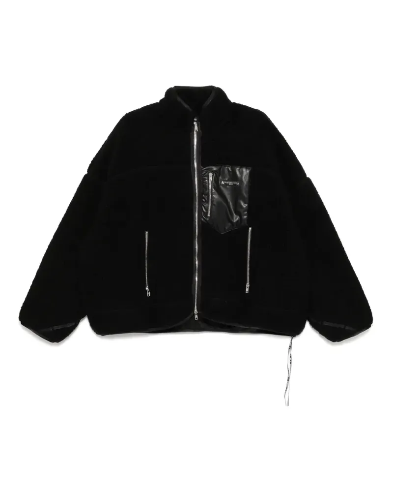 Mastermind World Jacke mit Logo-Patch - Schwarz Schwarz