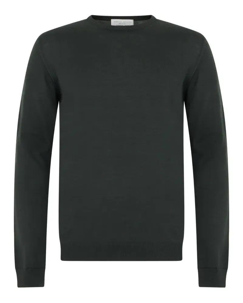 Roberto Collina Pullover mit rundem Ausschnitt - Grün Grün