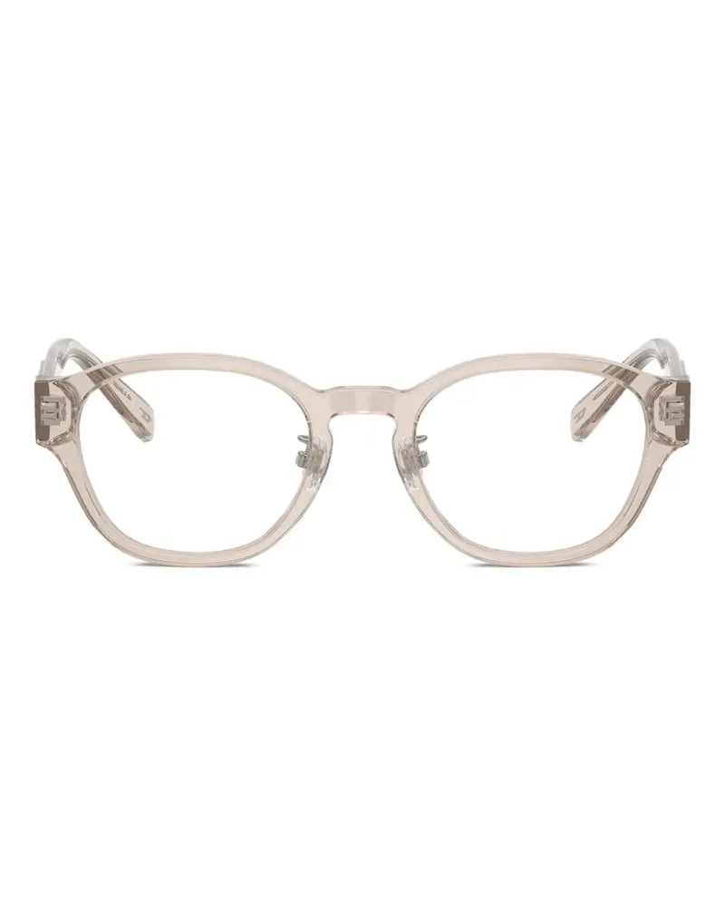 Diesel Brille mit rundem Gestell - Nude Nude