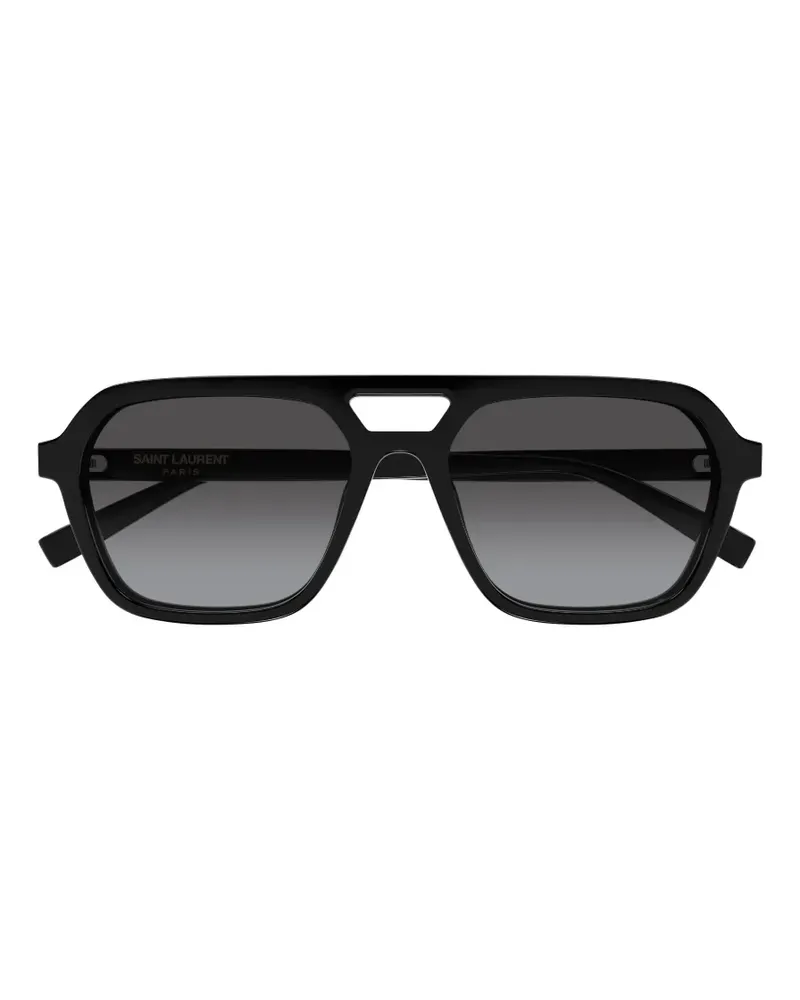 Saint Laurent Getönte Pilotenbrille - Schwarz Schwarz