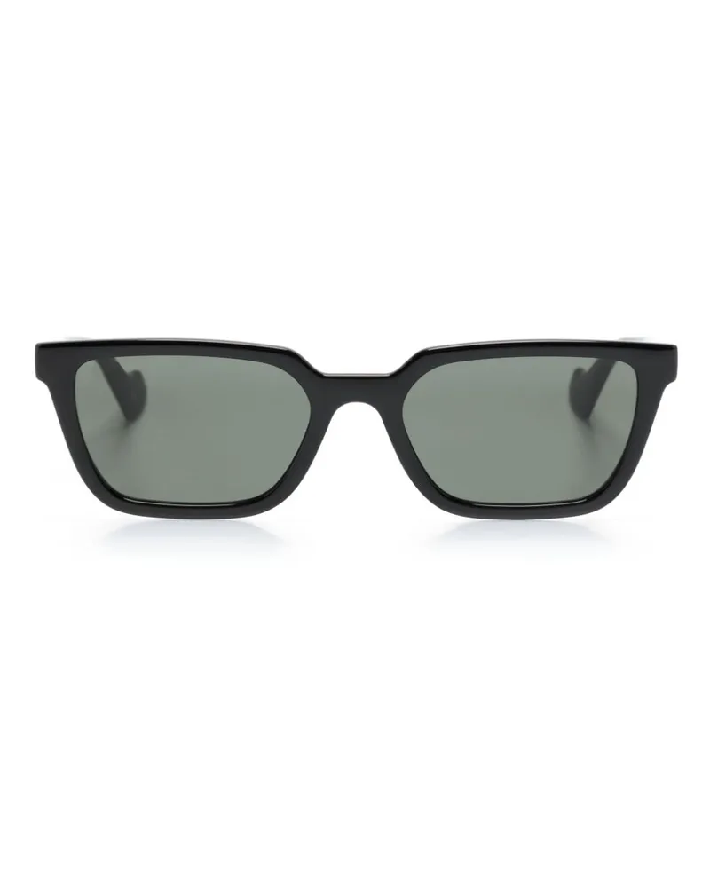 Gucci Sonnenbrille mit eckigem Gestell - Schwarz Schwarz