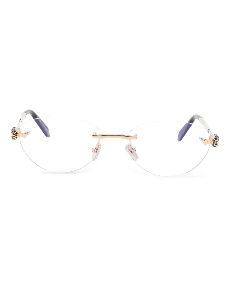 Bulgari Rahmenlose Brille - Gold Gold