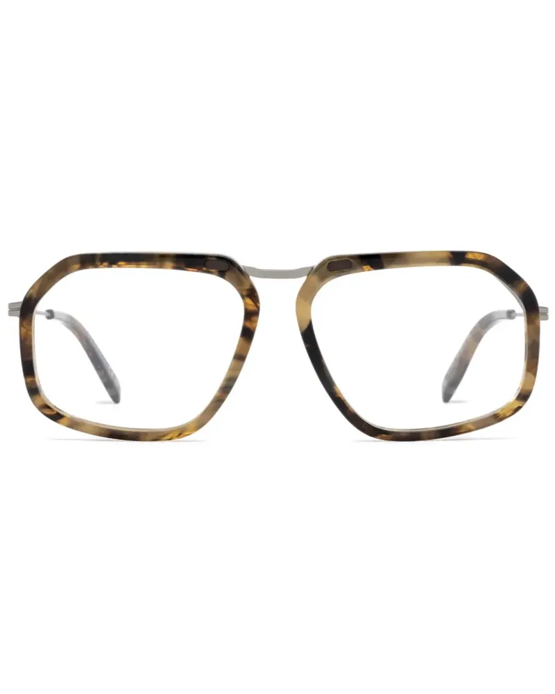 Ermenegildo Zegna Klassische Pilotenbrille - Braun Braun
