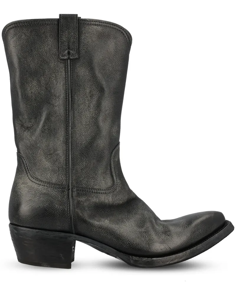 Prada Stiefel mit Tapered-Bein - Schwarz Schwarz