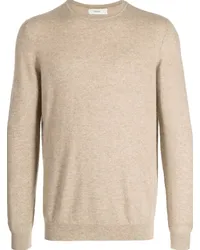 Pringle of Scotland Kaschmirpullover mit rundem Ausschnitt Nude