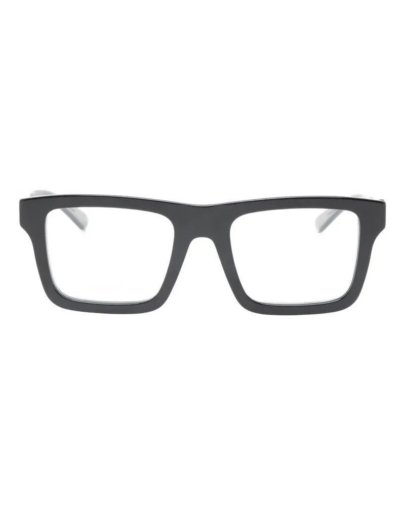 Gucci Brille mit eckigem Gestell - Schwarz Schwarz