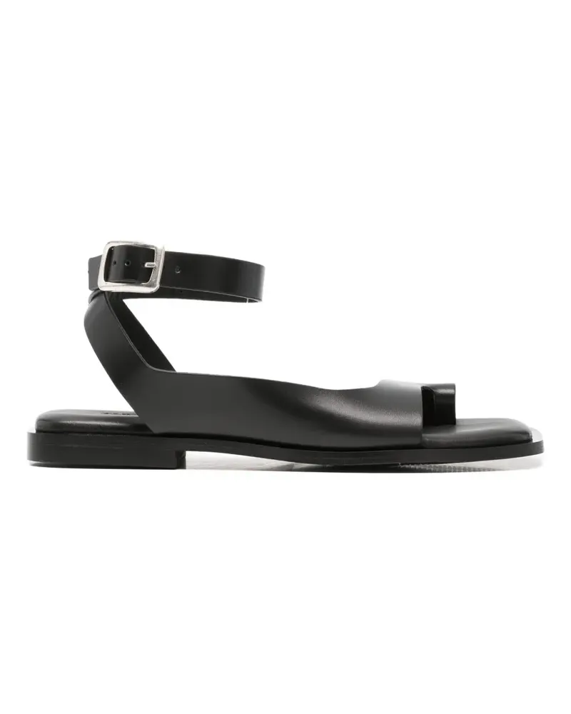 Alohas buckle-fastening toe-strap sandals - Schwarz Schwarz