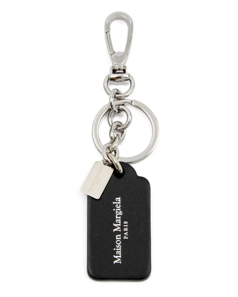 Maison Margiela Schlüsselanhänger mit Logo - Schwarz Schwarz