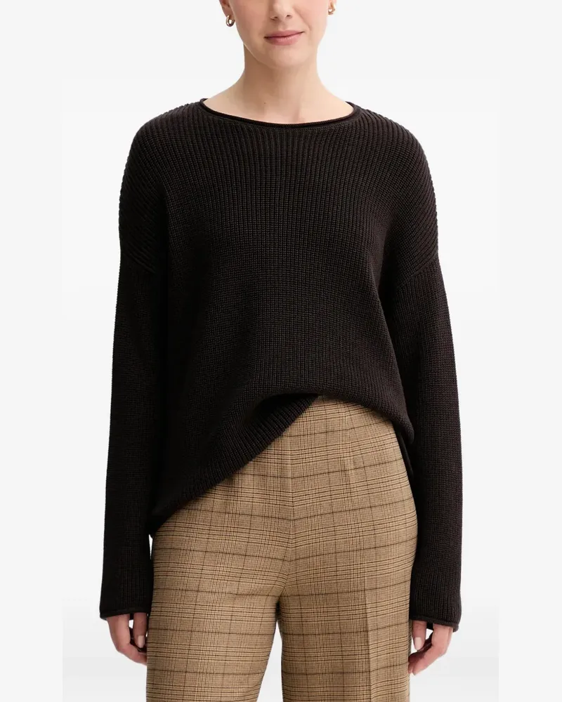 Marc O'Polo boat-neck sweater - Braun Braun