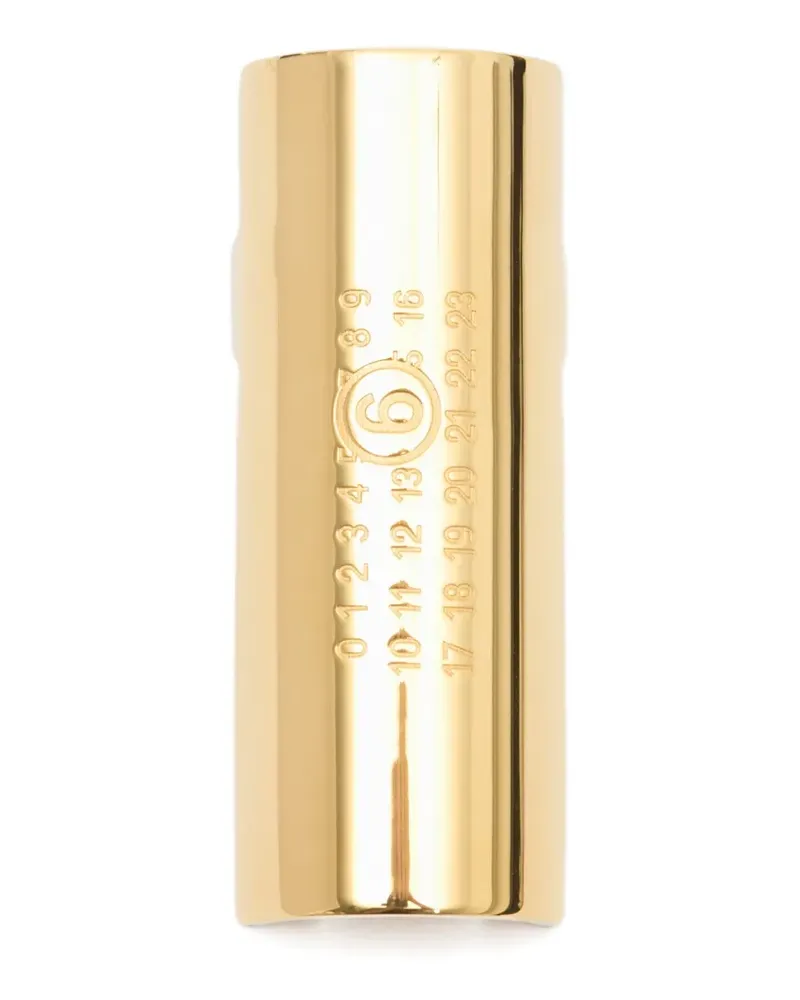 Maison Margiela Offener Ring mit Gravur - Gold Gold
