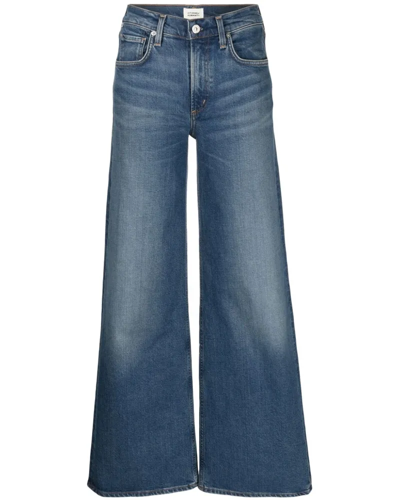 Citizens of humanity Weite Jeans mit Logo-Patch - Blau Blau