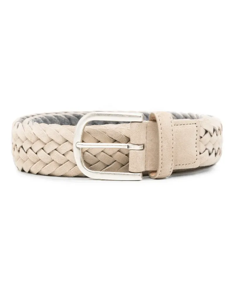 Canali Geflochtener Gürtel - Nude Nude