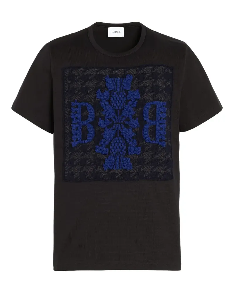 Barrie T-Shirt mit Logo-Patch - Schwarz Schwarz