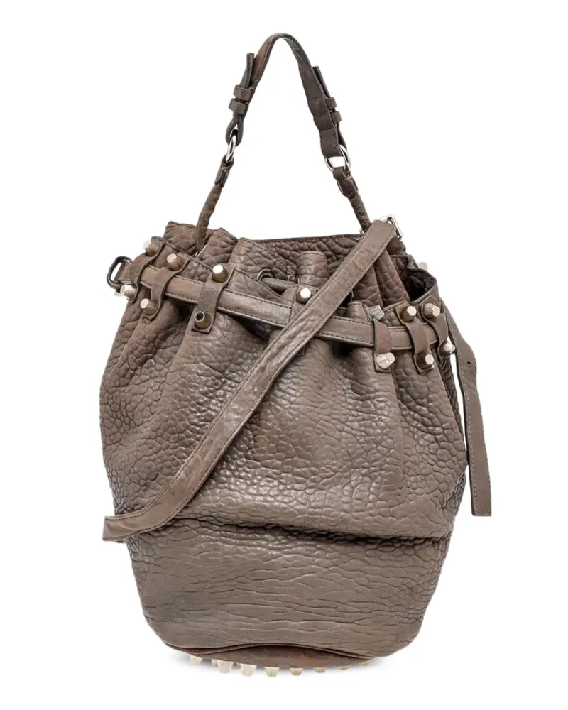 Alexander Wang Diego calf leather bucket bag - Braun Braun