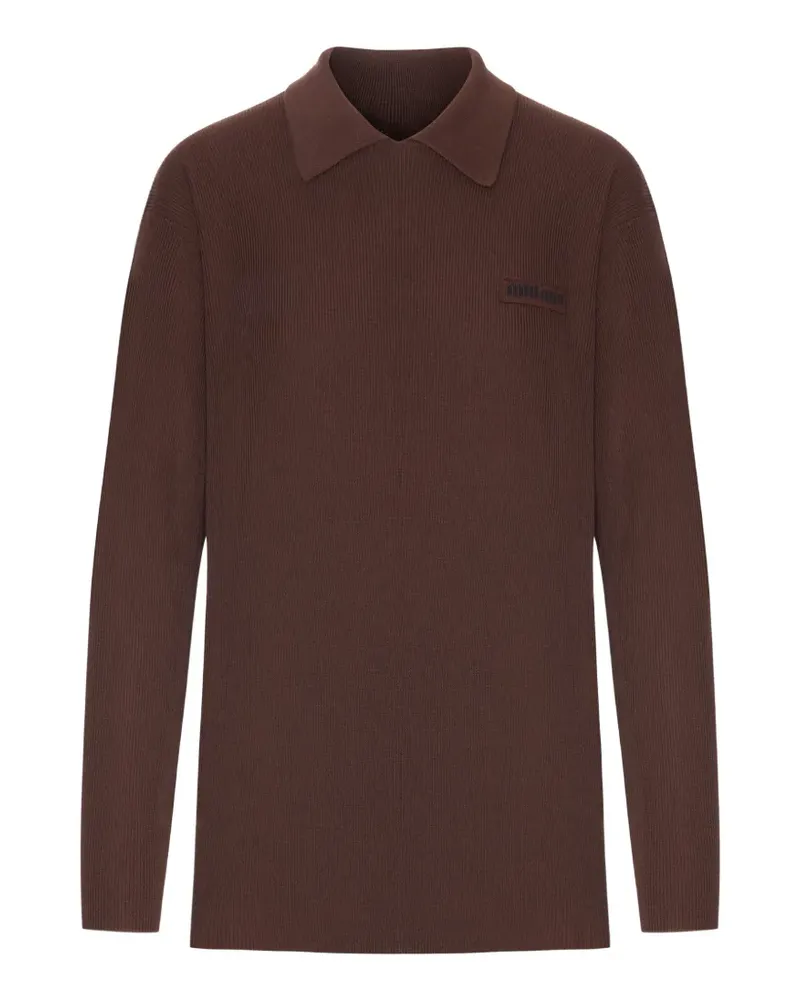 Miu Miu ribbed wool sweater - Braun Braun