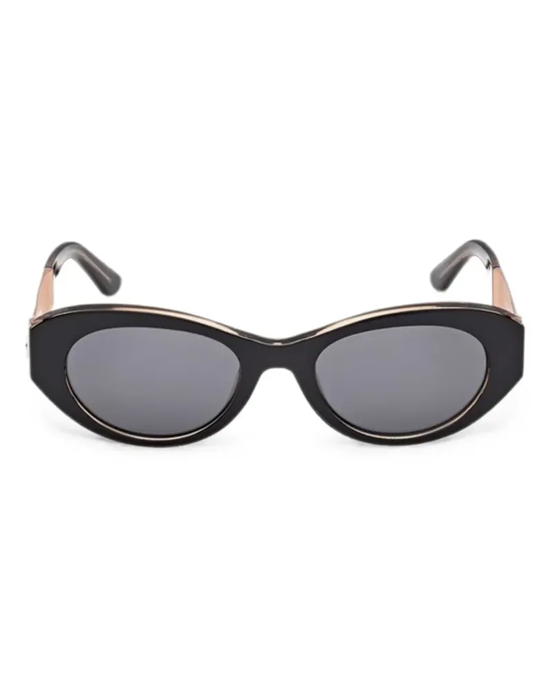 Guess oval-frame sunglasses - Schwarz Schwarz