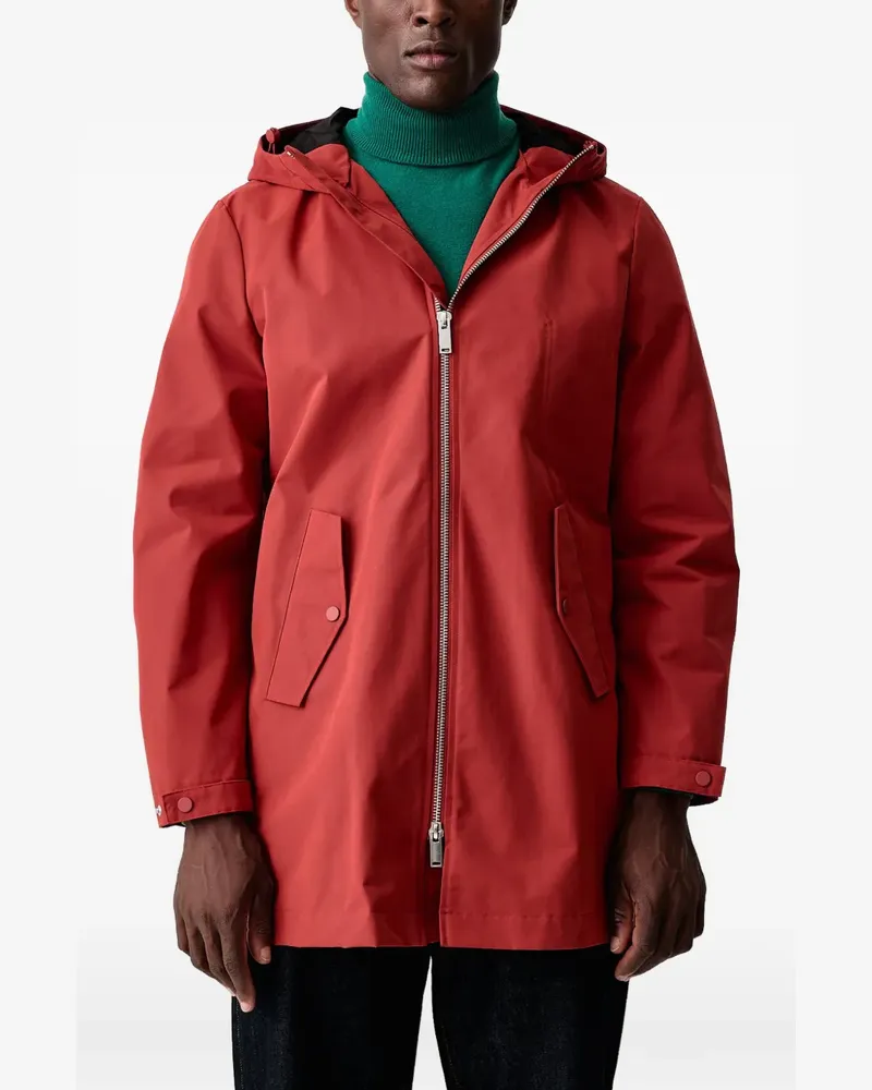 Benetton hooded zip-up jacket - Rot Rot