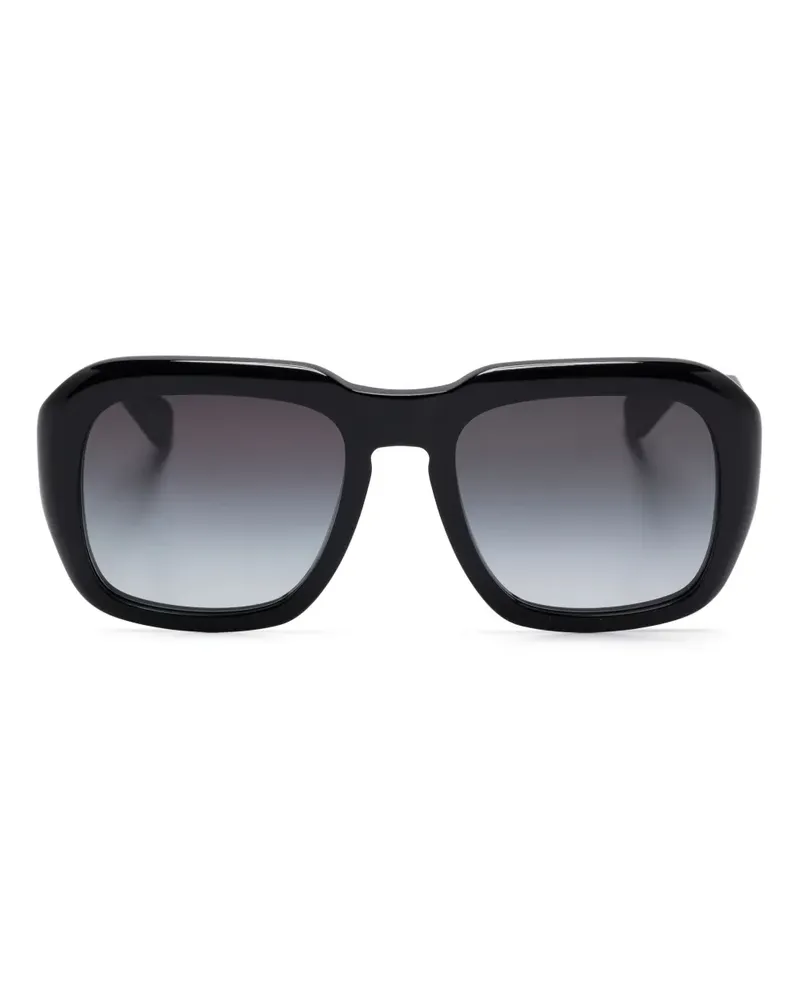Chloé Sonnenbrille mit Oversized-Gestell - Schwarz Schwarz