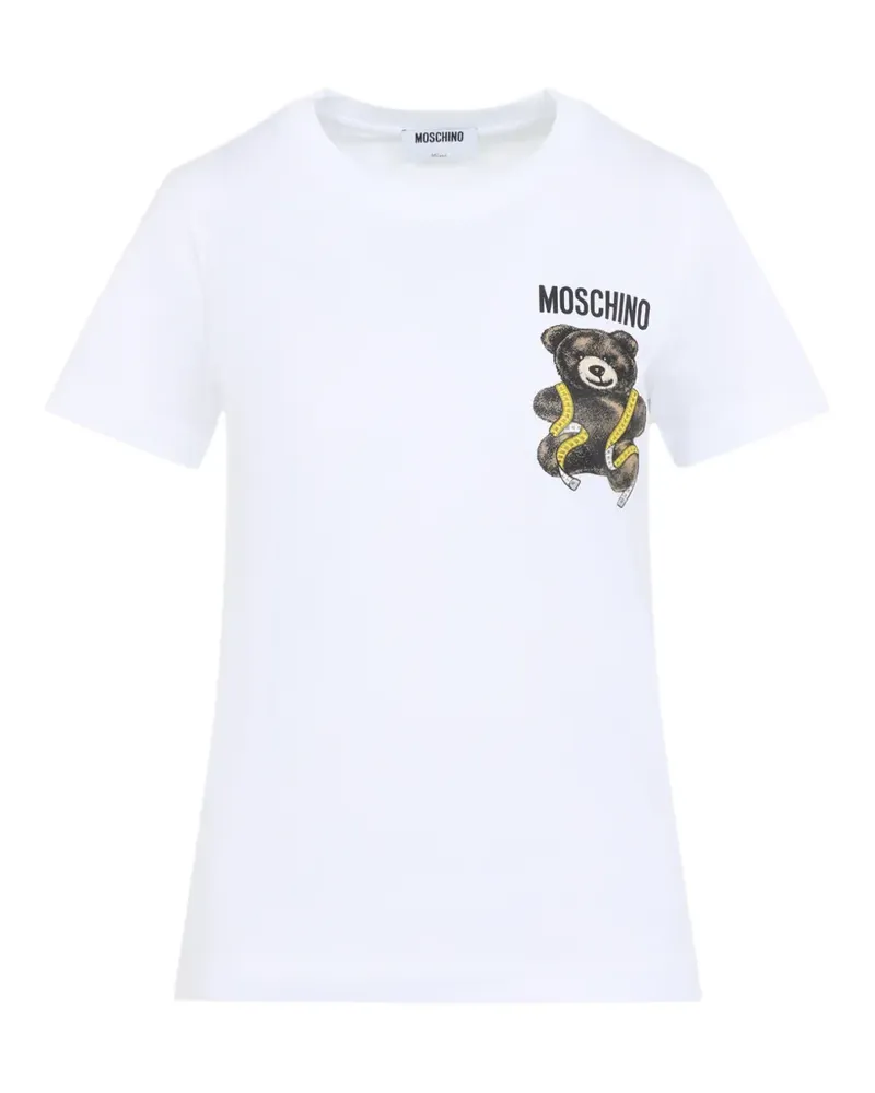 Moschino teddy bear print T-shirt - Weiß Weiß