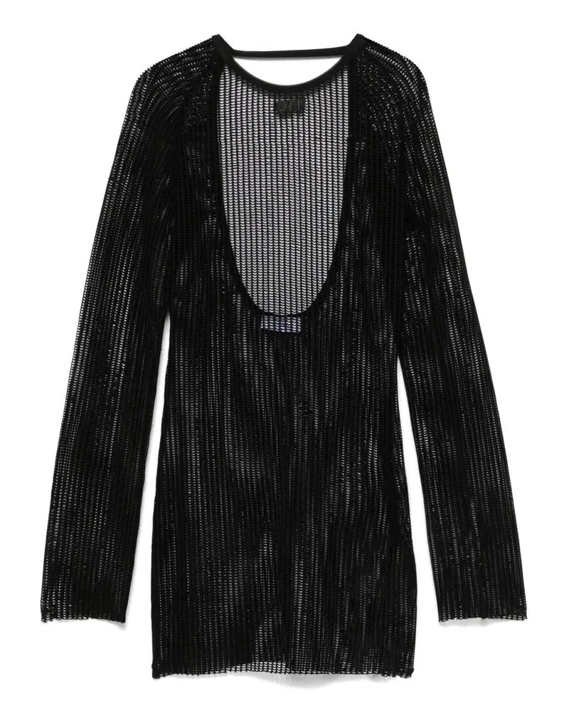 OFF-WHITE Strandtop aus Mesh - Schwarz Schwarz