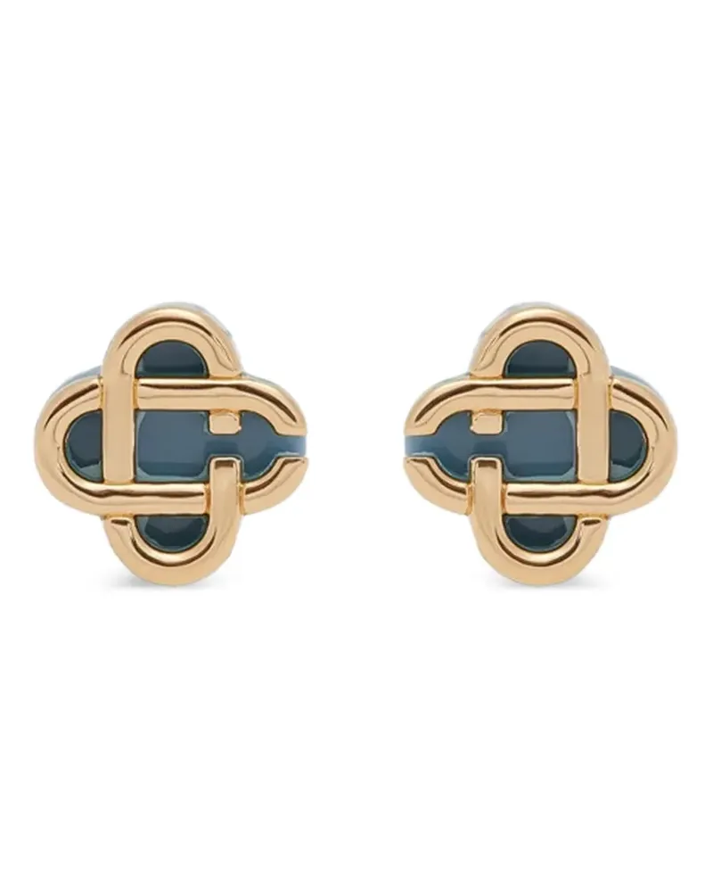 Casablanca Paris Hiking Stacked stud earrings - Gold Gold