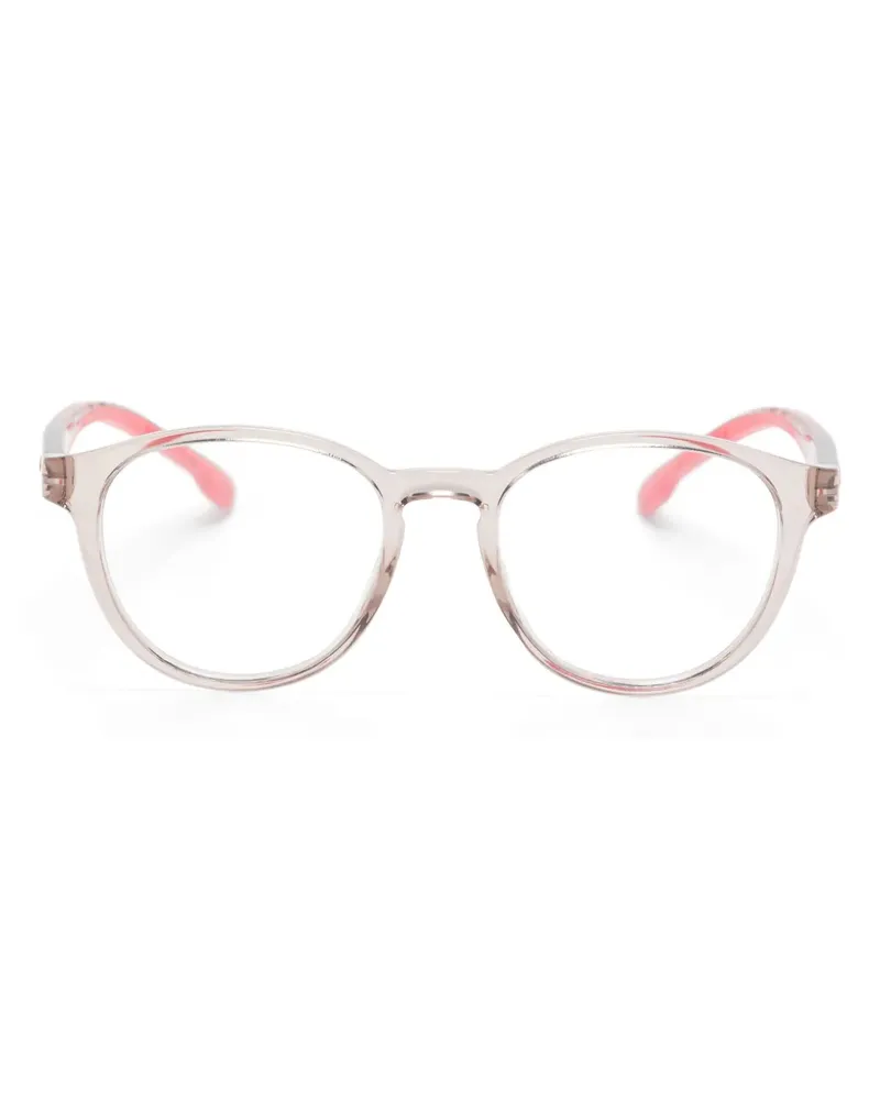 Carrera Brille mit rundem Gestell - Grau Grau