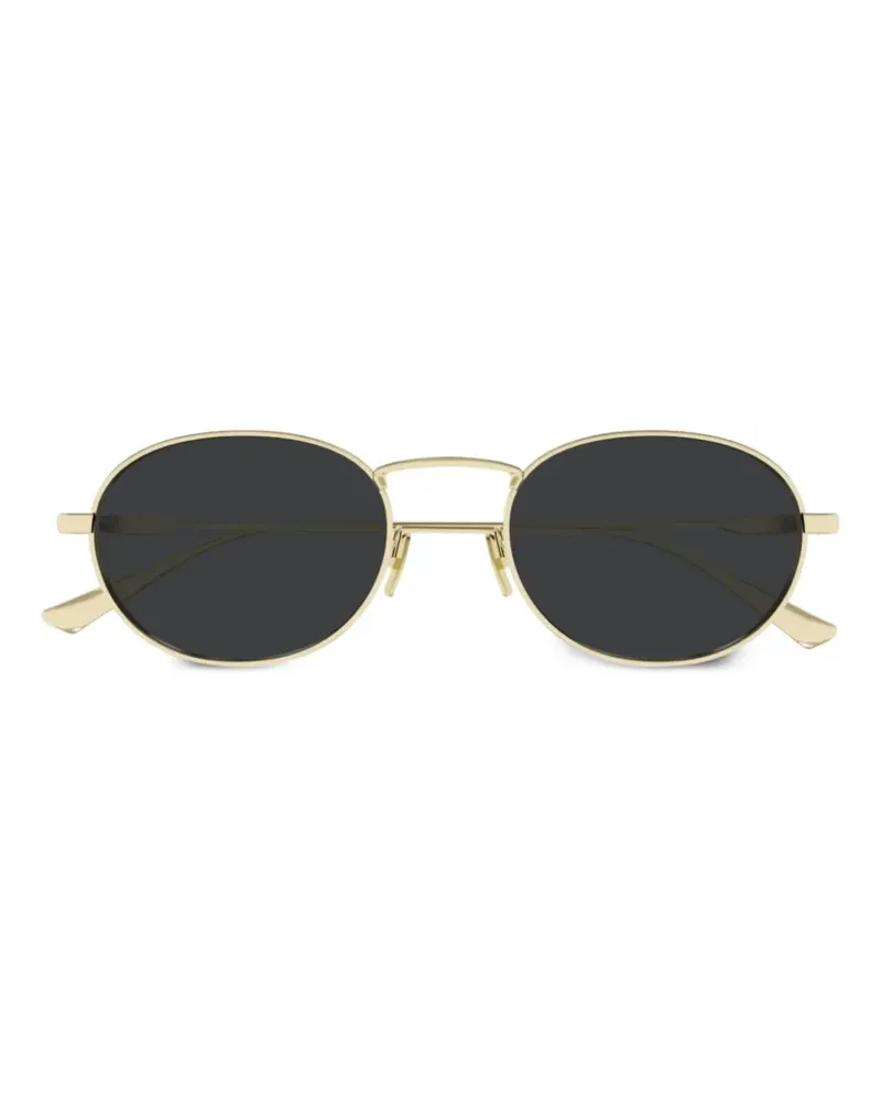Saint Laurent Sonnenbrille mit rundem Gestell Gold