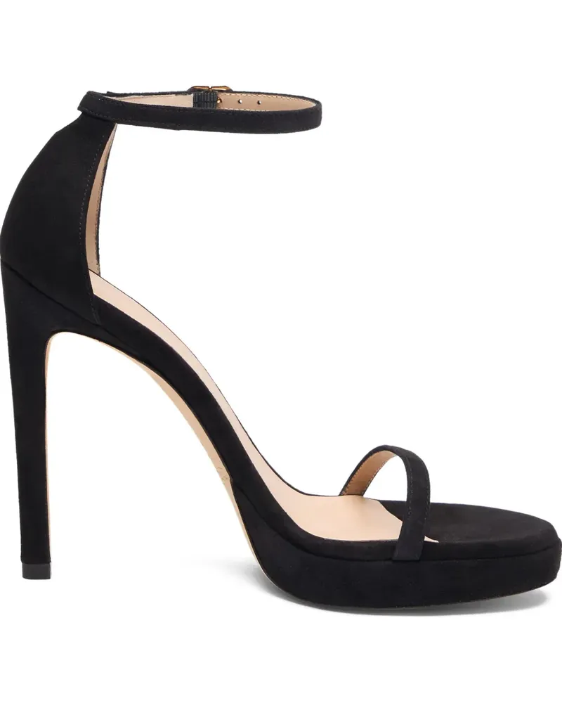 Stuart Weitzman Nudist Disco Sandalen 120mm - Schwarz Schwarz