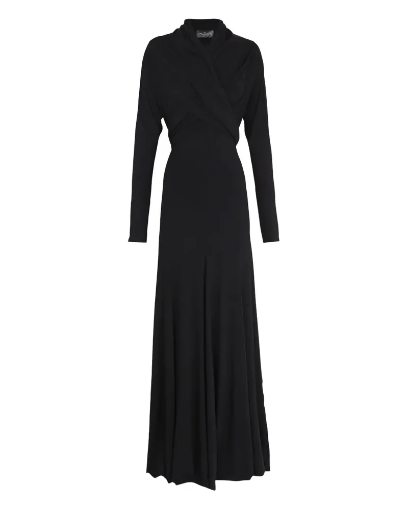 Cortana cutout long-sleeve maxi dress - Schwarz Schwarz
