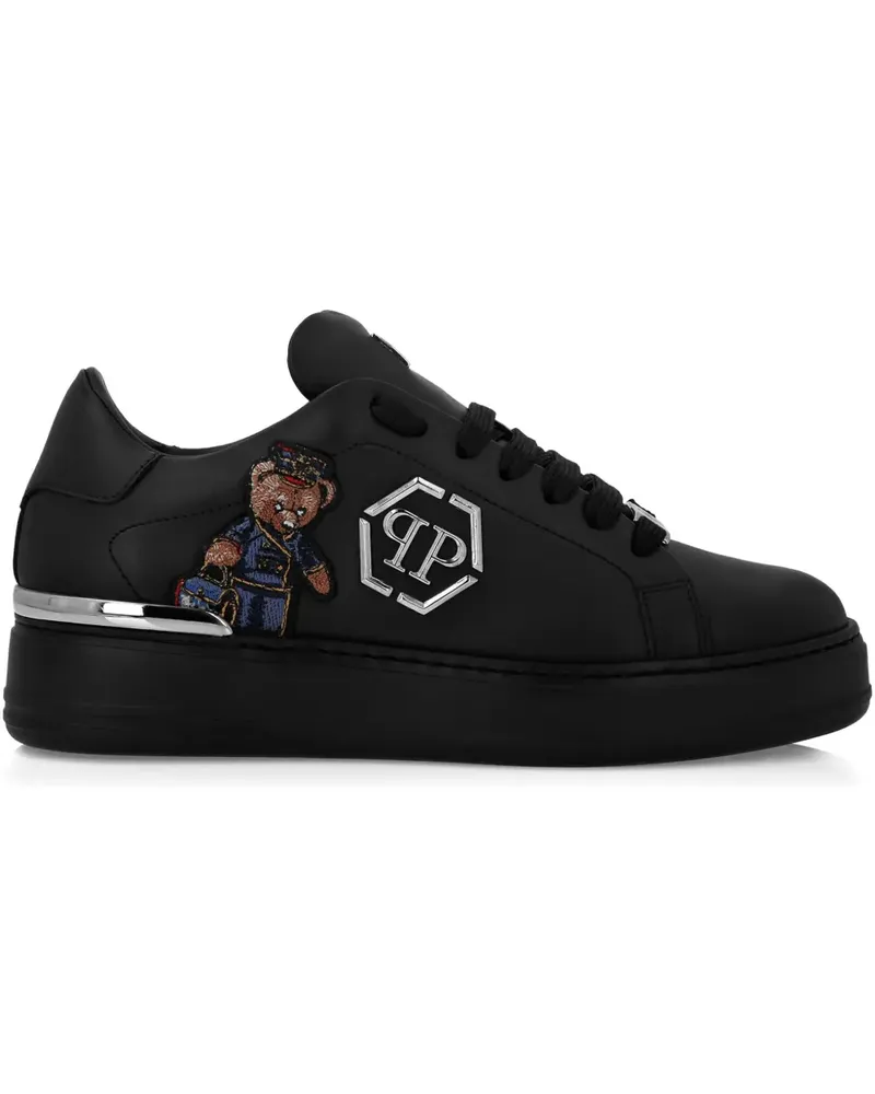 Philipp Plein Teddy Doorman Sneakers - Schwarz Schwarz