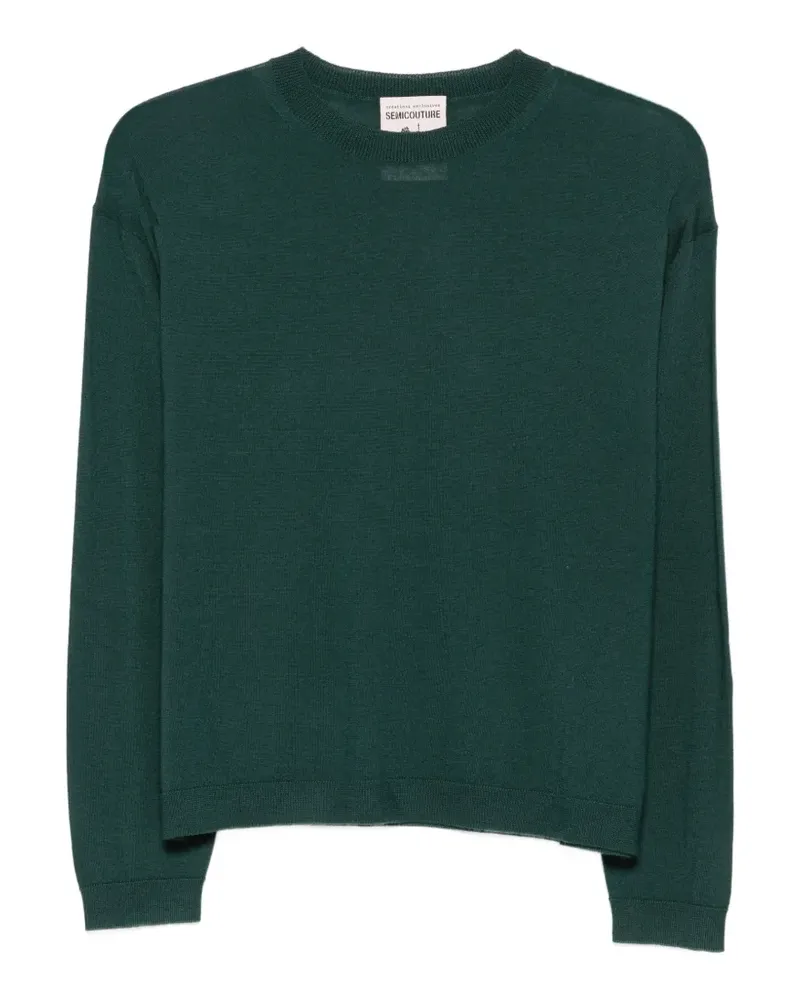 Semicouture crew-neck sweater - Grün Grün