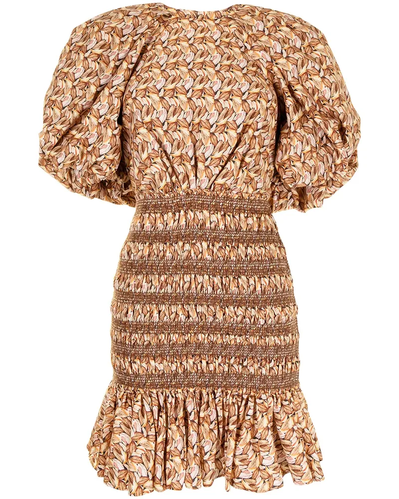 Acler Brooks Kleid - Braun Braun