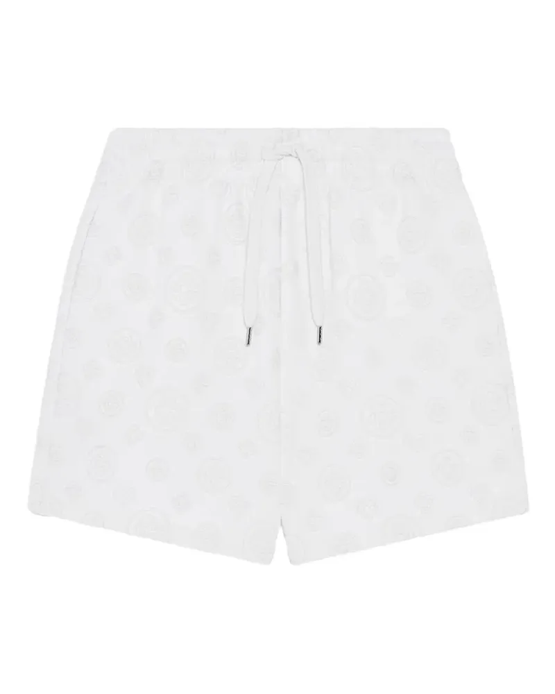 Casablanca Paris Shorts mit Monogramm-Stickerei - Weiß Weiß